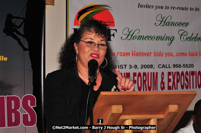 Investments & Business Forum 2008 & Expo - Brand Hanover - Featured Speaker: Mrs. Diana McIntyre-Pike, Country-Style Tourism Network - Hanover Jamaica Travel Guide - Lucea Jamaica Travel Guide is an Internet Travel - Tourism Resource Guide to the Parish of Hanover and Lucea area of Jamaica - http://www.hanoverjamaicatravelguide.com - http://.www.luceajamaicatravelguide.com