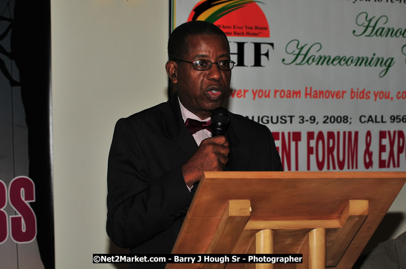 Investments & Business Forum 2008 & Expo - Brand Hanover - Keynote Speaker: Honourable Edmund Bartlett - Minister of Tourism - Hanover Jamaica Travel Guide - Lucea Jamaica Travel Guide is an Internet Travel - Tourism Resource Guide to the Parish of Hanover and Lucea area of Jamaica - http://www.hanoverjamaicatravelguide.com - http://.www.luceajamaicatravelguide.com